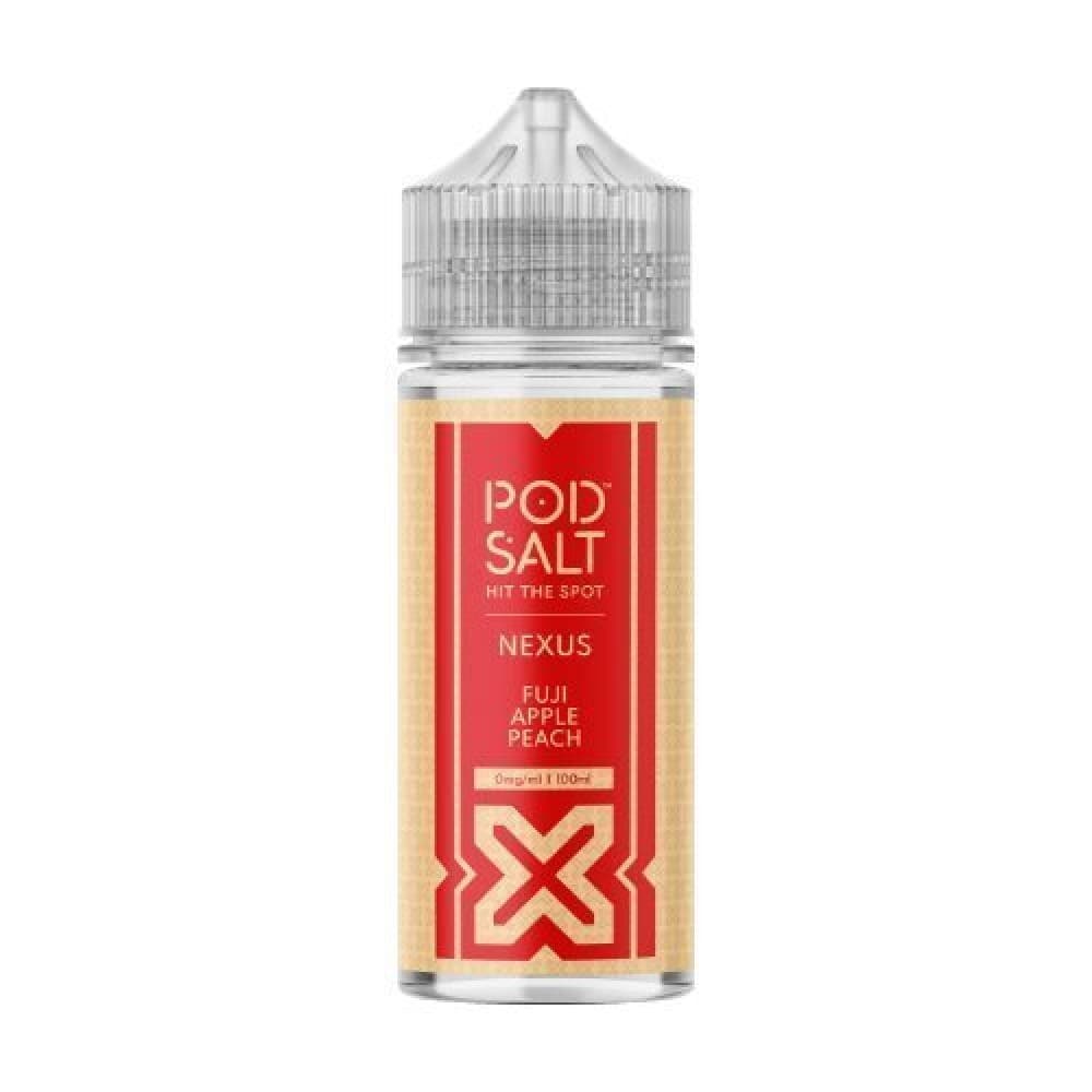 Fuji Apple Peach Pod Salt Nexus Shortfill 100ml E-Liquids