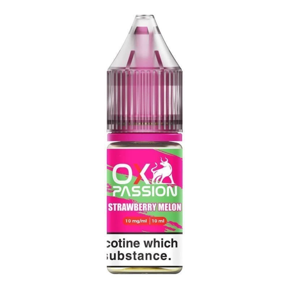 Strawberry Melon / 10mg Oxva OX Passion Nic Salt 10ml E-liquids - Box of 10