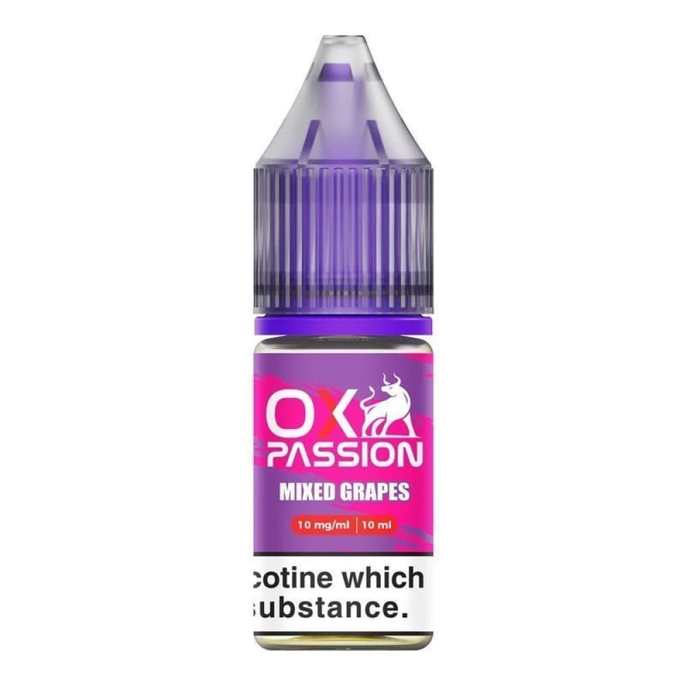 Mixed Grape / 10mg Oxva OX Passion Nic Salt 10ml E-liquids - Box of 10