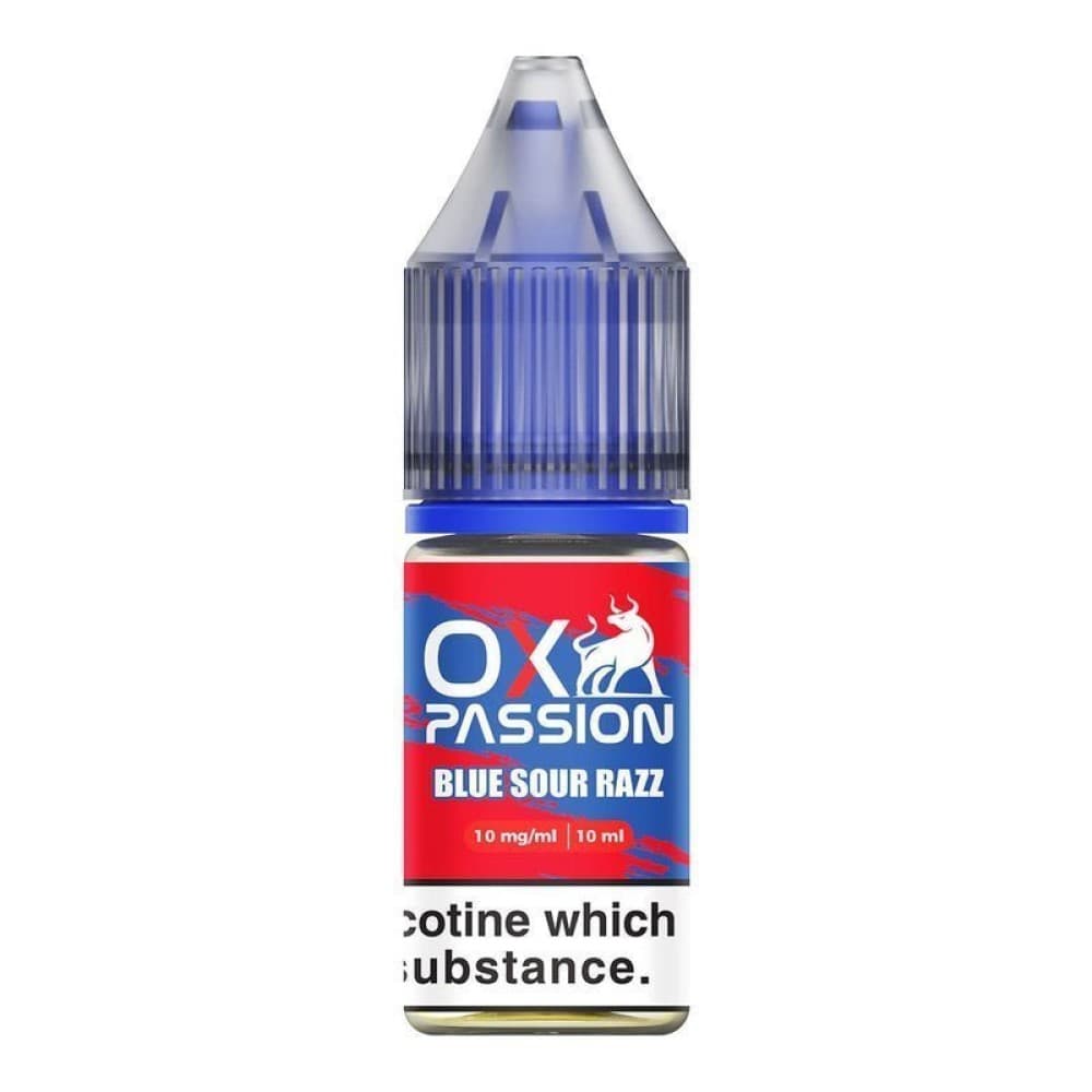 Blue Sour Razz / 10mg Oxva OX Passion Nic Salt 10ml E-liquids - Box of 10