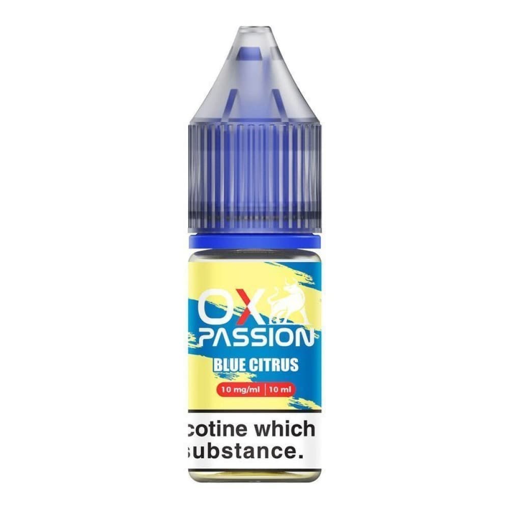 Blue Citrus / 10mg Oxva OX Passion Nic Salt 10ml E-liquids - Box of 10