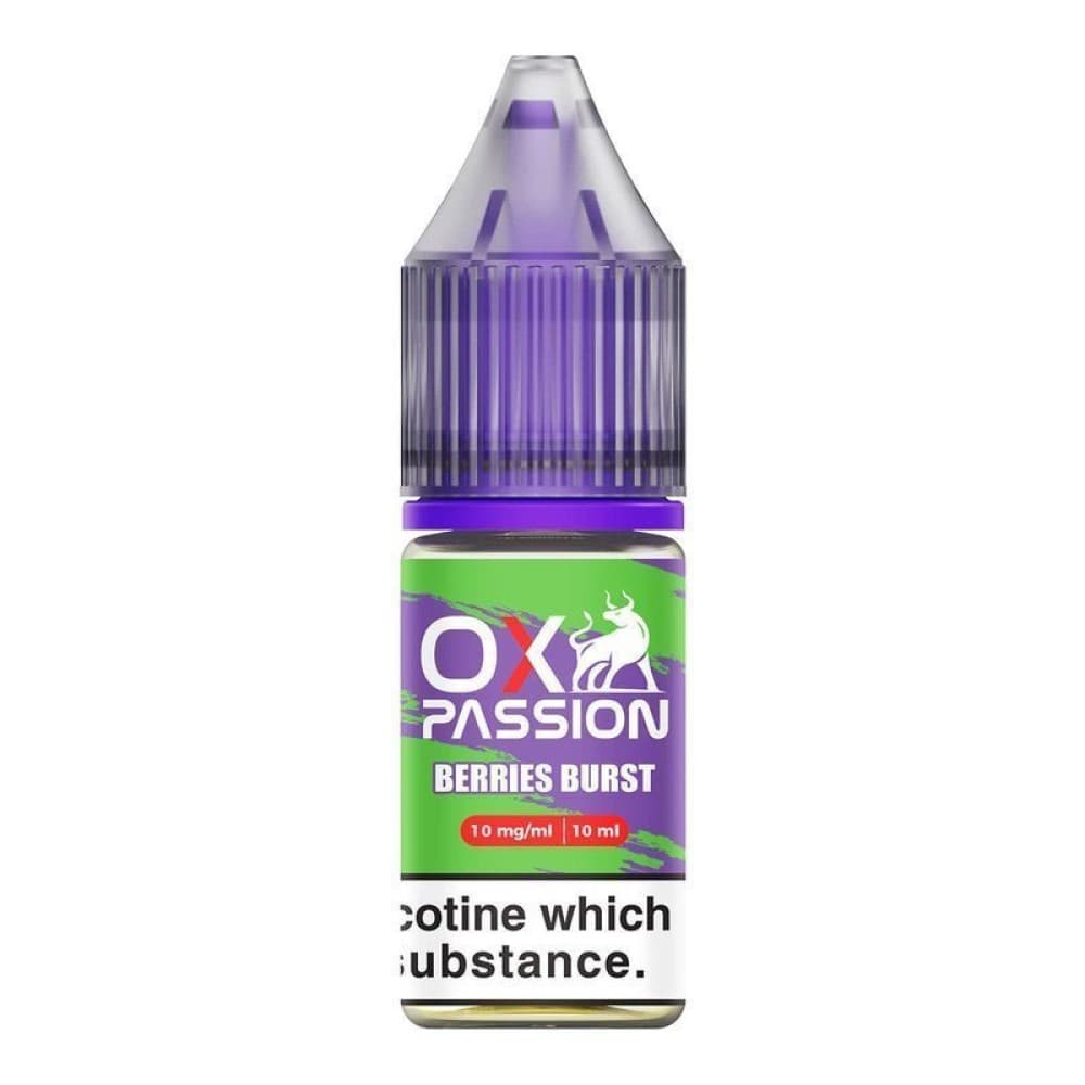 Berry Burst / 10mg Oxva OX Passion Nic Salt 10ml E-liquids - Box of 10