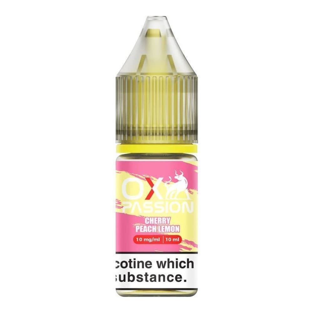 Cherry Peach Lemon / 10mg Oxva OX Passion Nic Salt 10ml E-liquids - Box of 10
