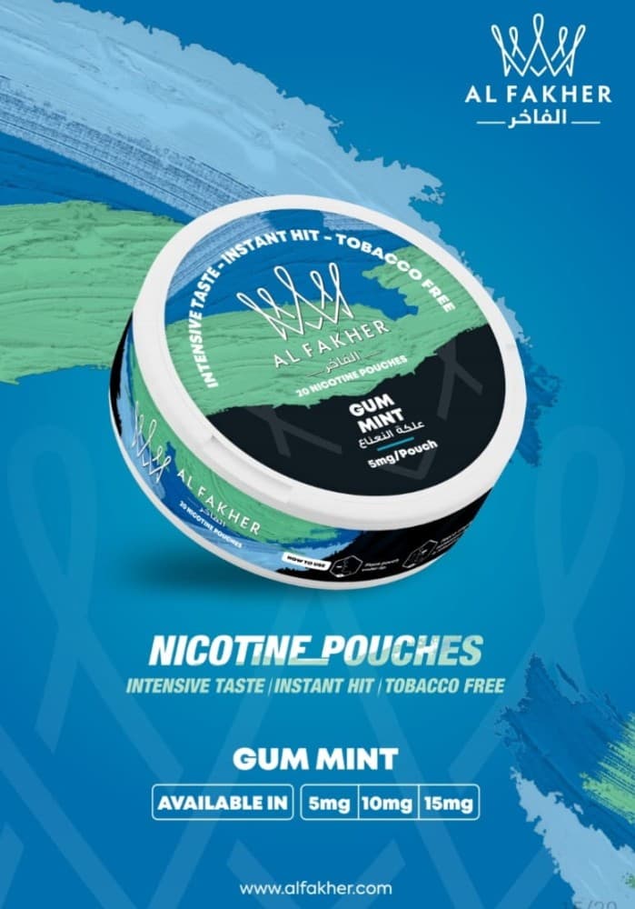 Gum Mint Al Fakher Nicotine Pouches - Pack of 5