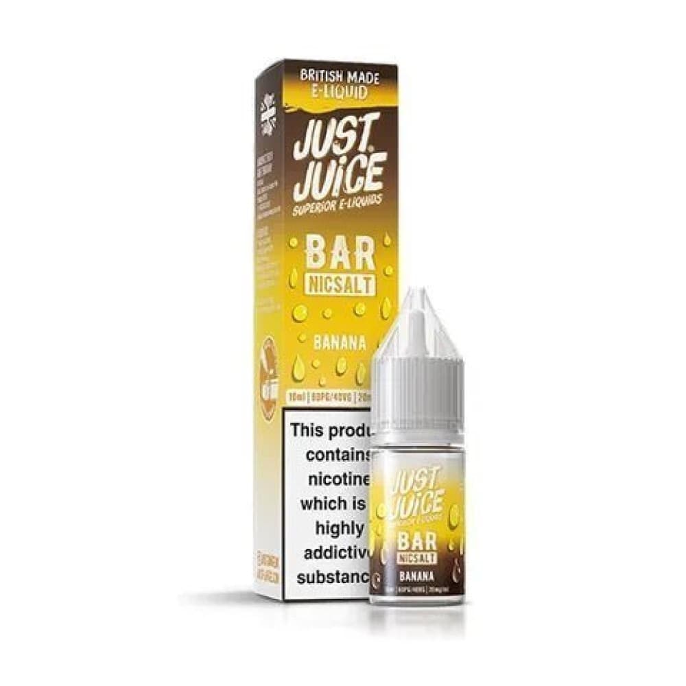Banana / 10mg Just Juice Bar Nic Salt 10ml E-Liquid Box of 10