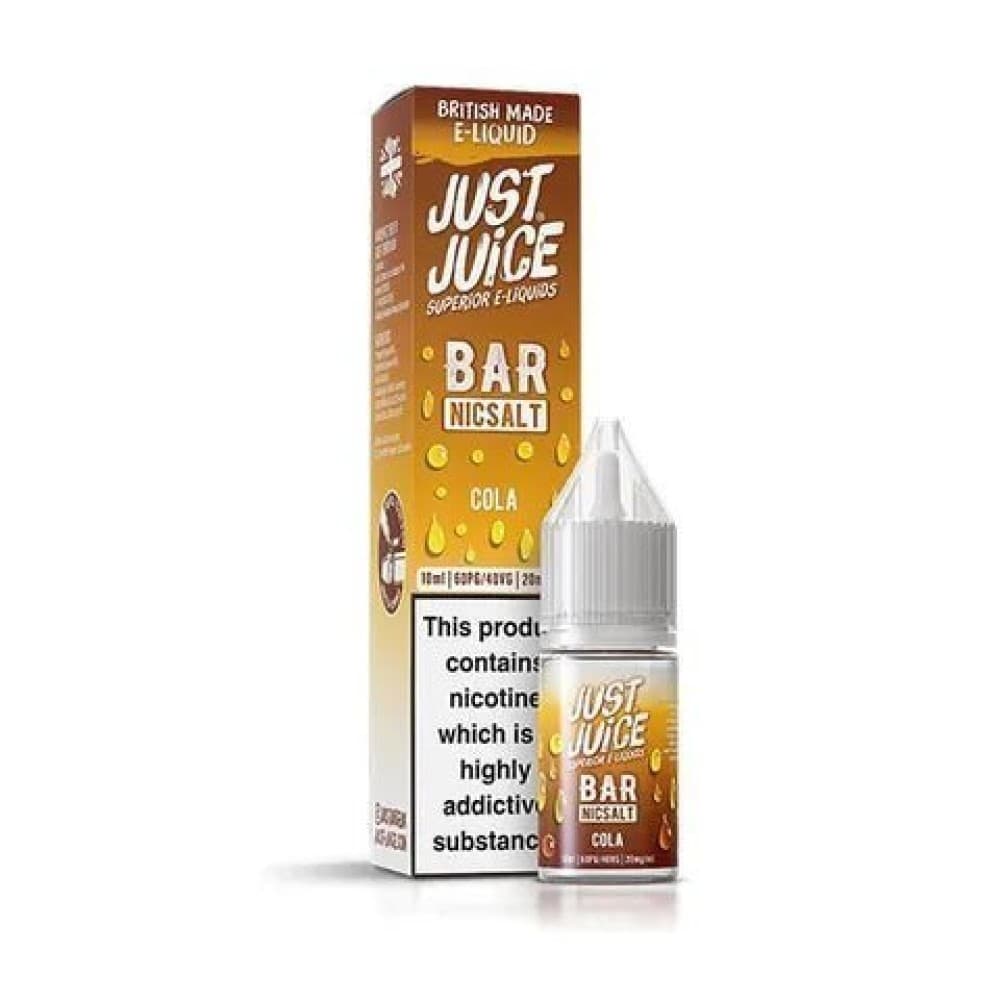 Cola / 10mg Just Juice Bar Nic Salt 10ml E-Liquid Box of 10
