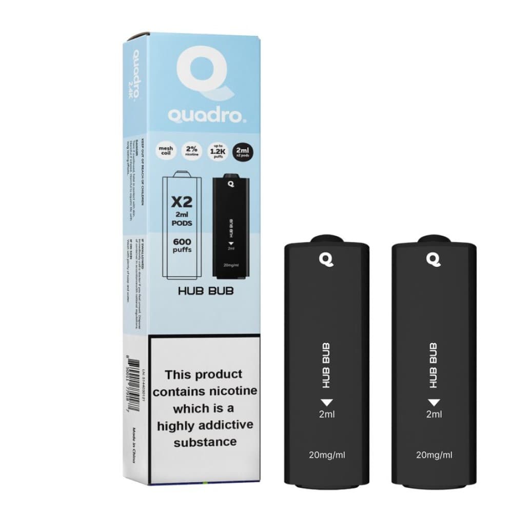 Huba Bubba 4 in 1 Quadro 2400 Puffs Replacement Pods