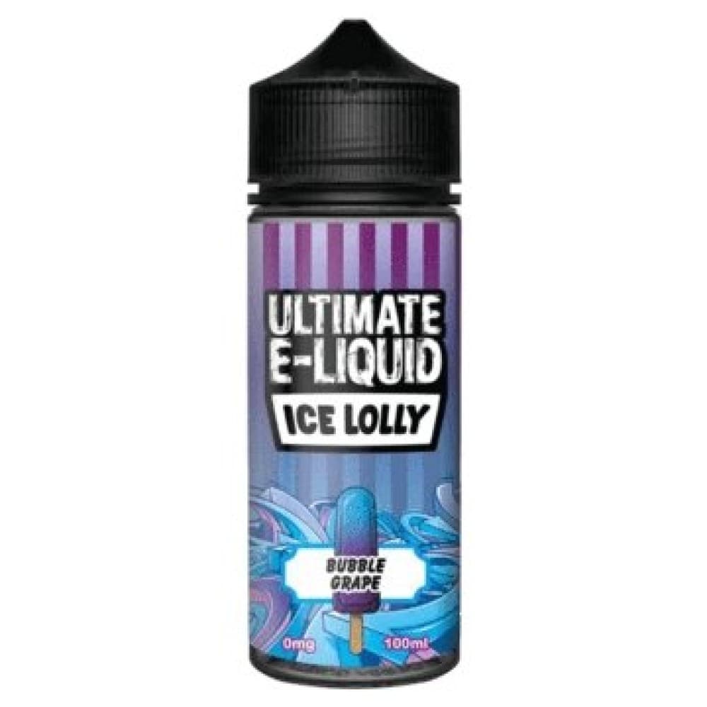 Bubble Grape Ultimate E-Liquid Ice Lolly 100ML Shortfill
