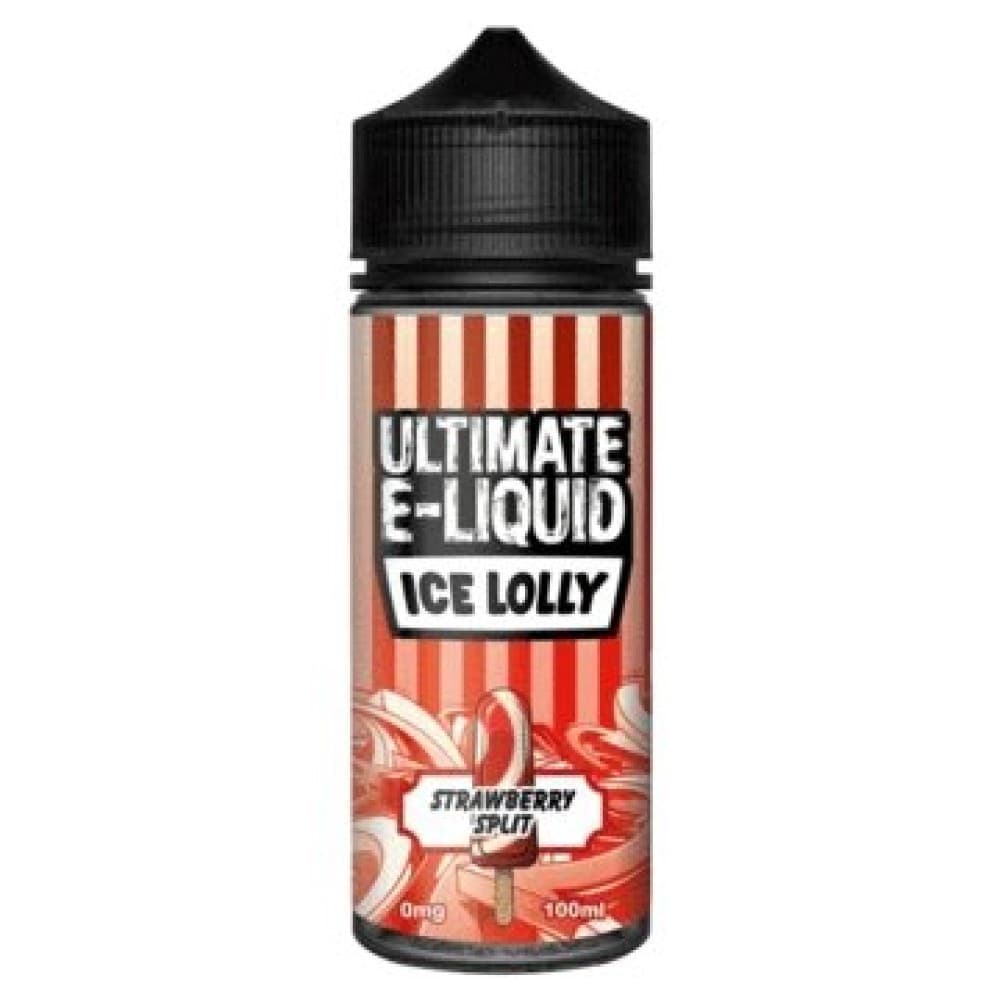 Strawberry Split Ultimate E-Liquid Ice Lolly 100ML Shortfill