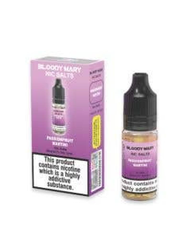 Passion Fruit Martini / 10mg Bloody Mary Nic Salt 10ml - Box of 10