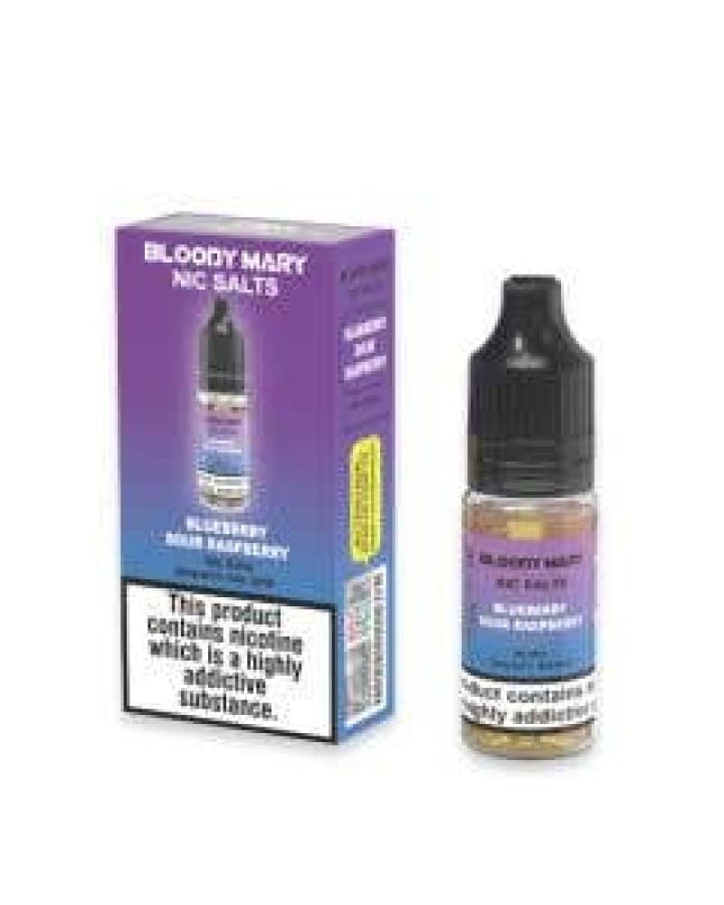 blueberry Sour Raspberry / 10mg Bloody Mary Nic Salt 10ml - Box of 10