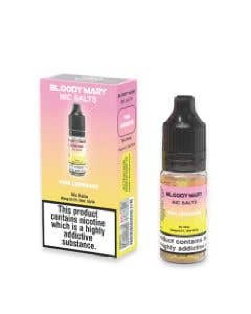 Pink Lemonade / 10mg Bloody Mary Nic Salt 10ml - Box of 10