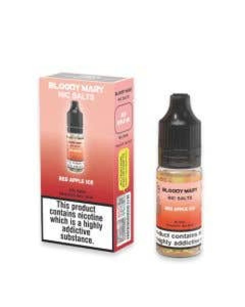 Red Apple Ice Cream / 10mg Bloody Mary Nic Salt 10ml - Box of 10