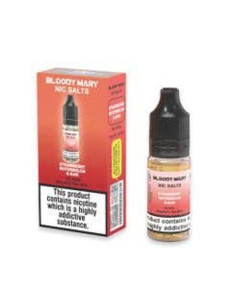 Strawberry Watermelon Bubblegum / 10mg Bloody Mary Nic Salt 10ml - Box of 10