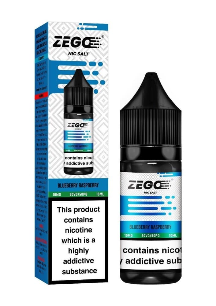 Blueberry Raspberry / 10mg Zego Nic Salt 10ml E-Liquid - Box of 10