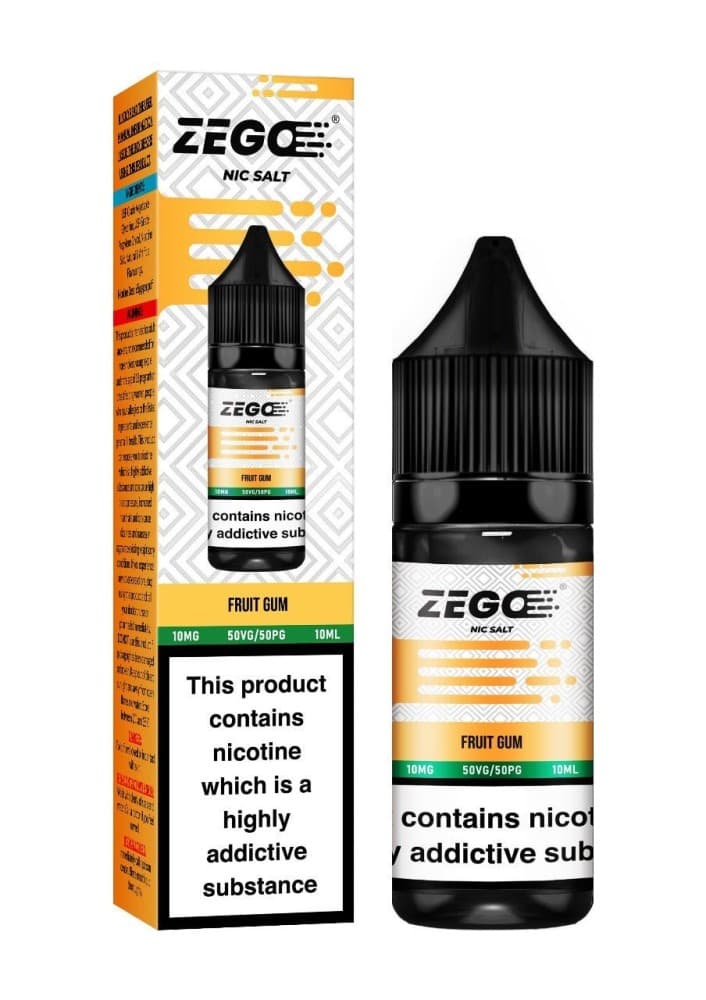 Fruit Gum / 10mg Zego Nic Salt 10ml E-Liquid - Box of 10