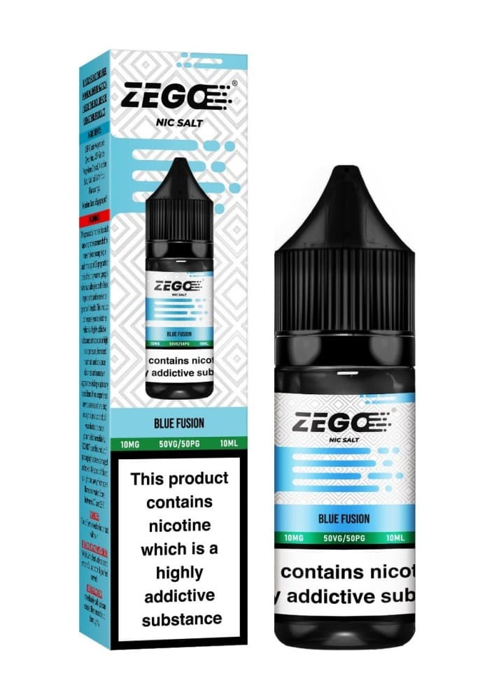 Blue Fusion / 10mg Zego Nic Salt 10ml E-Liquid - Box of 10