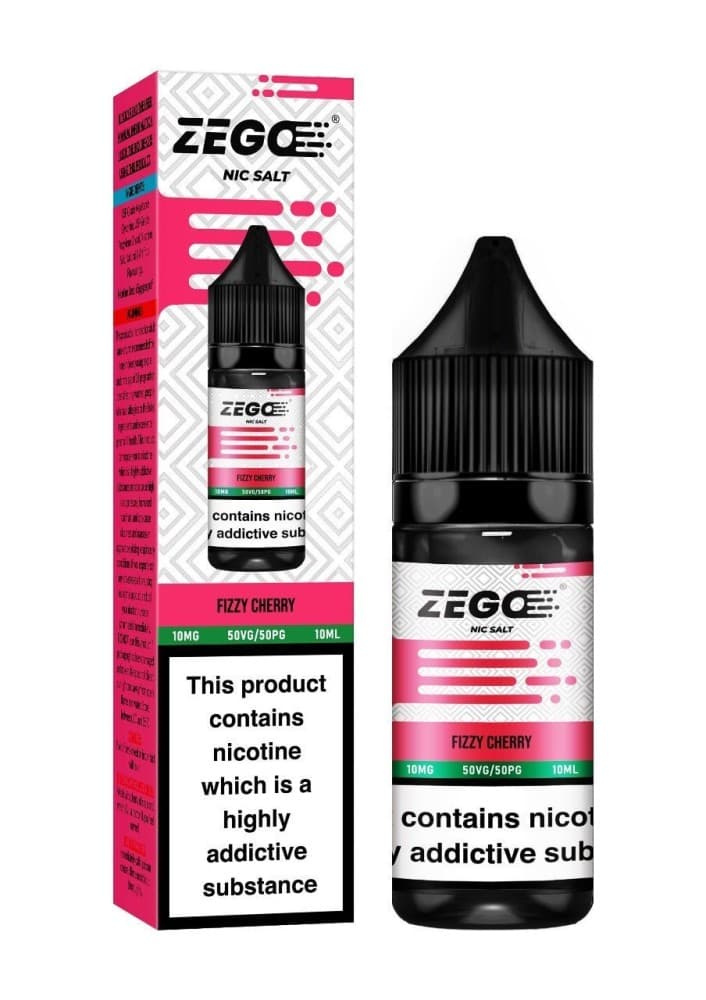 Fizzy Cherry / 10mg Zego Nic Salt 10ml E-Liquid - Box of 10