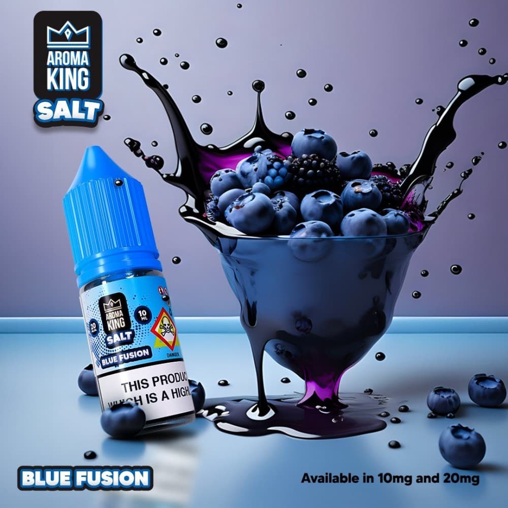 Blue Fusion / 10mg Aroma King Nic Salts 10ml E-liquids - Box of 10