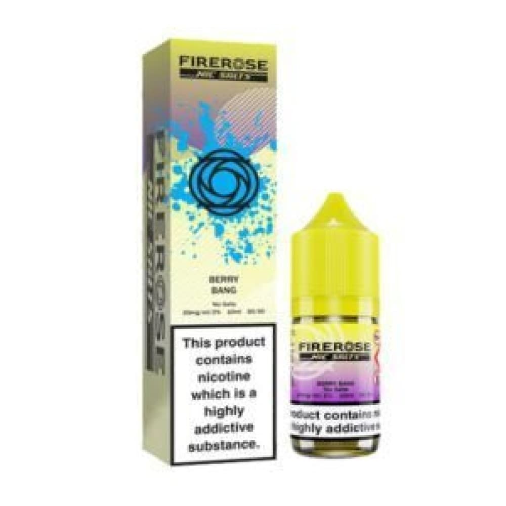 Berry Bang / 10mg Elux Firerose 5000 Nic Salt E-Liquid 10ml - Box of 10