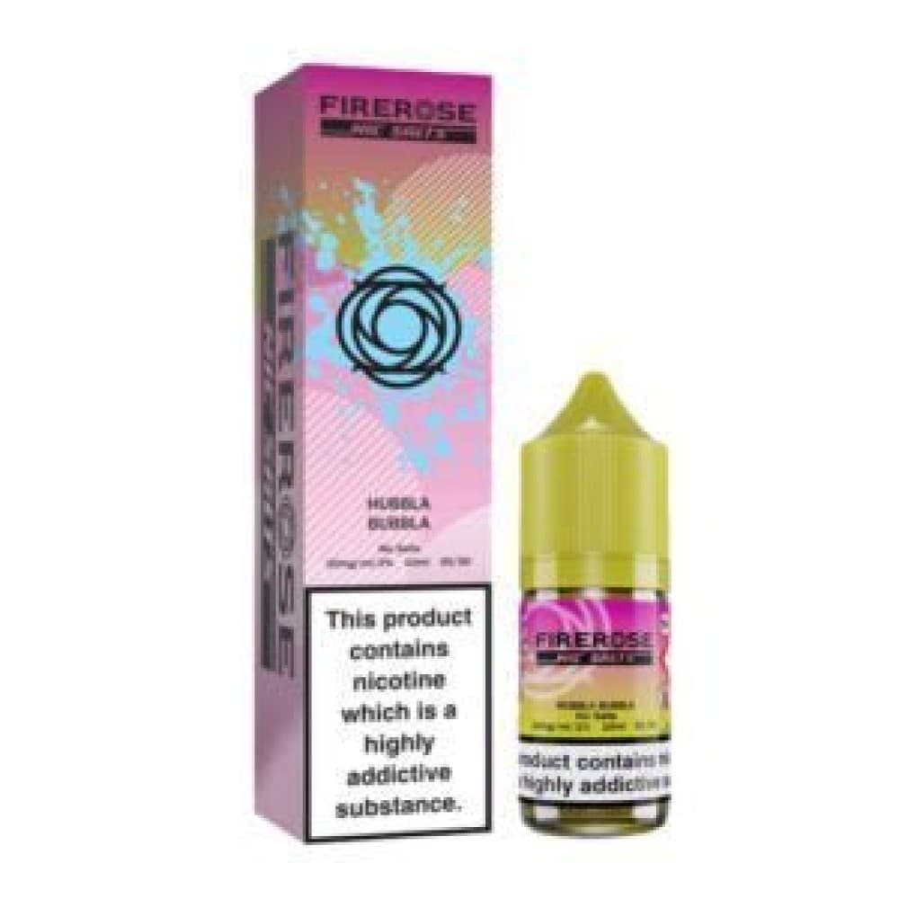 Hubbla Bubbla / 10mg Elux Firerose 5000 Nic Salt E-Liquid 10ml - Box of 10