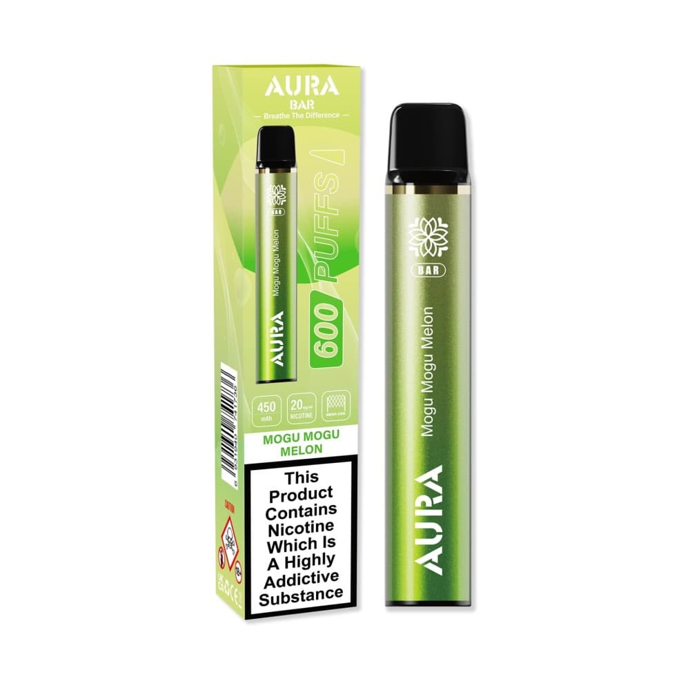 Mgu Mgu Melon Crystal Prime Aura Bar 600 Puffs Vape Pod Kit - Box of 10
