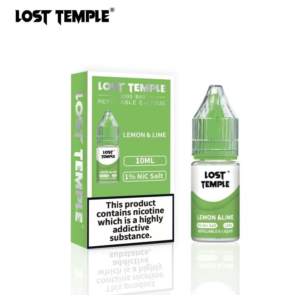 Lemon Lime / 10mg Lost Temple Nic Salts 10ml - Box of 10