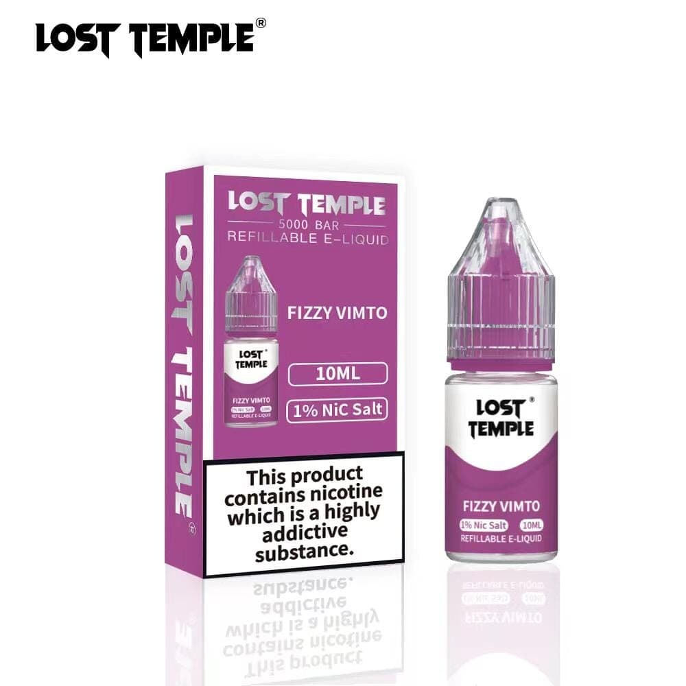Fizzy VMT / 10mg Lost Temple Nic Salts 10ml - Box of 10