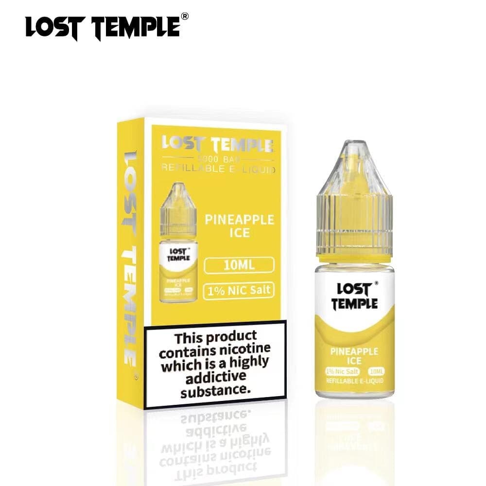 Pineapple Ice / 10mg Lost Temple Nic Salts 10ml - Box of 10