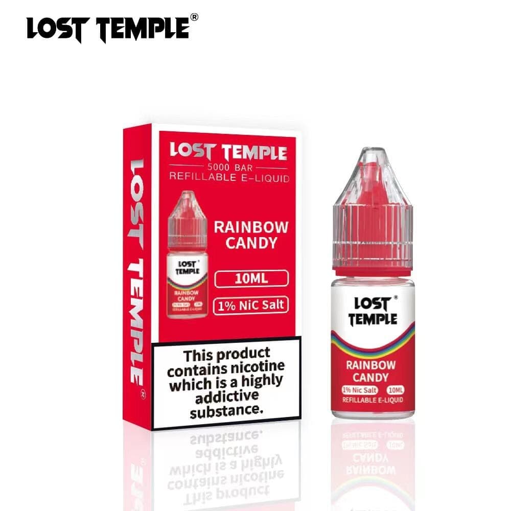 Rainbow Candy / 10mg Lost Temple Nic Salts 10ml - Box of 10