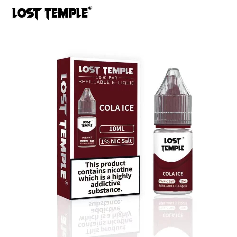 Cola Ice / 10mg Lost Temple Nic Salts 10ml - Box of 10