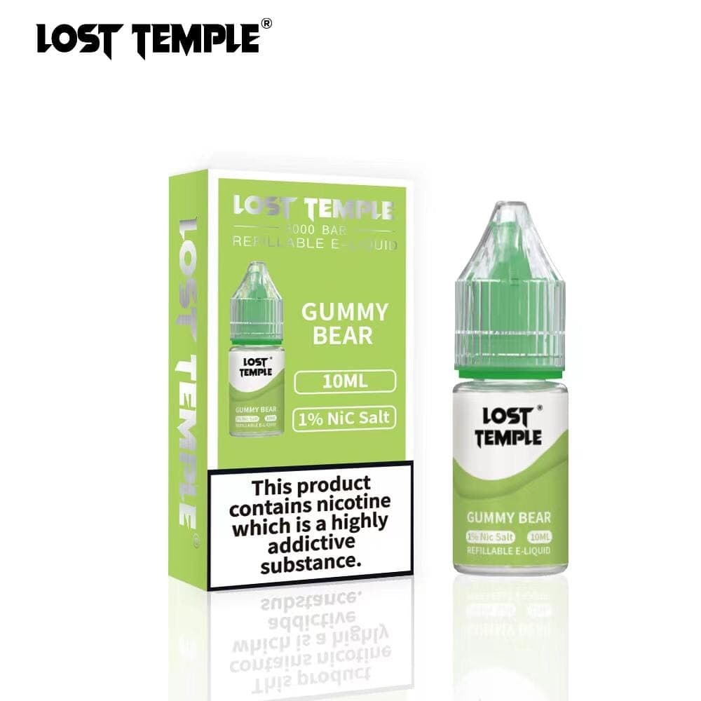 Gummy Bear / 10mg Lost Temple Nic Salts 10ml - Box of 10