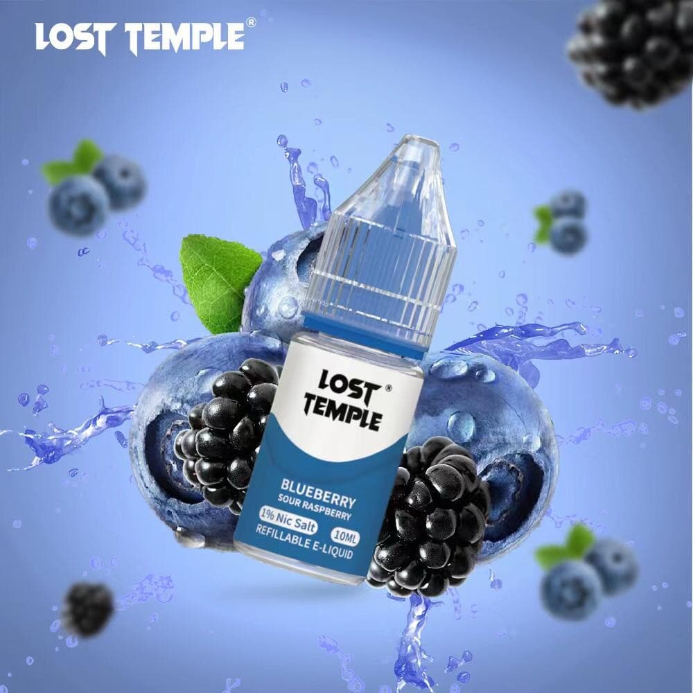 Blueberry / 10mg Lost Temple Nic Salts 10ml - Box of 10