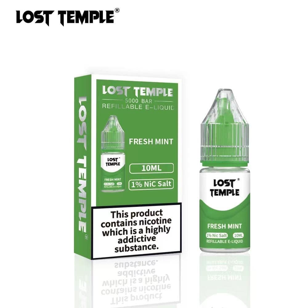 Fresh Mint / 10mg Lost Temple Nic Salts 10ml - Box of 10