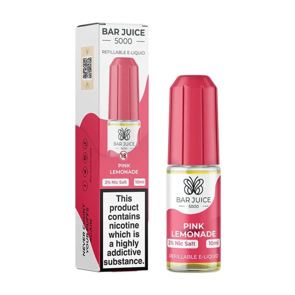 Pink Lemonade / 10mg Bar Juice 5000 10ml Nic Salts E-liquid - Box of 10
