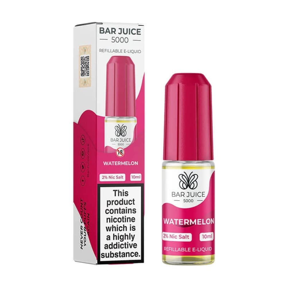 Watermelon / 10mg Bar Juice 5000 10ml Nic Salts E-liquid - Box of 10