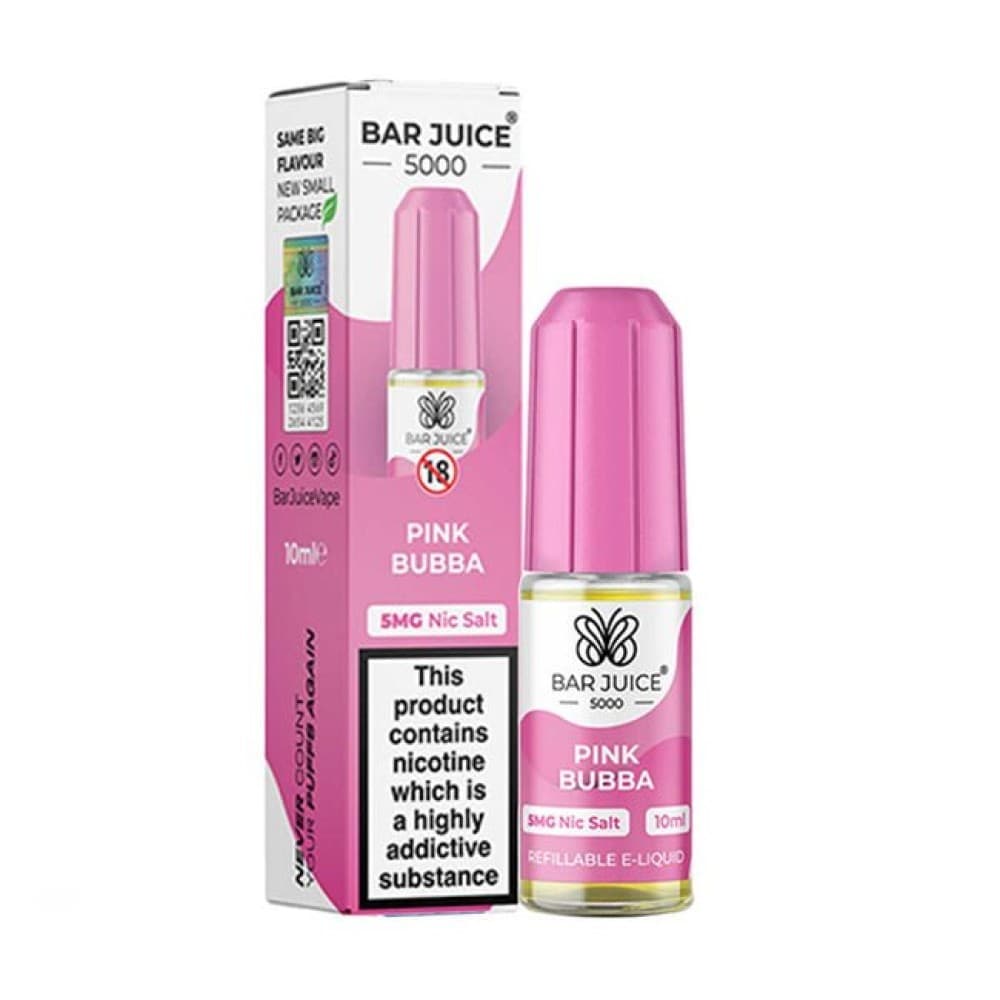 Pink Bubba / 10mg Bar Juice 5000 10ml Nic Salts E-liquid - Box of 10