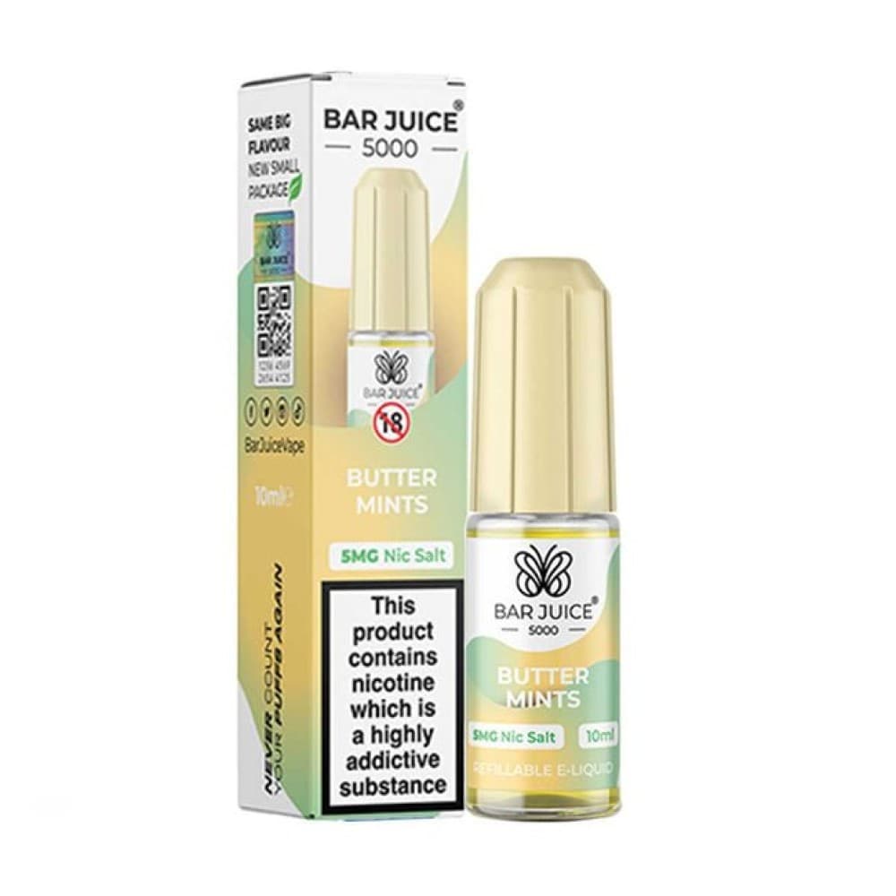 Butter Mints / 10mg Bar Juice 5000 10ml Nic Salts E-liquid - Box of 10