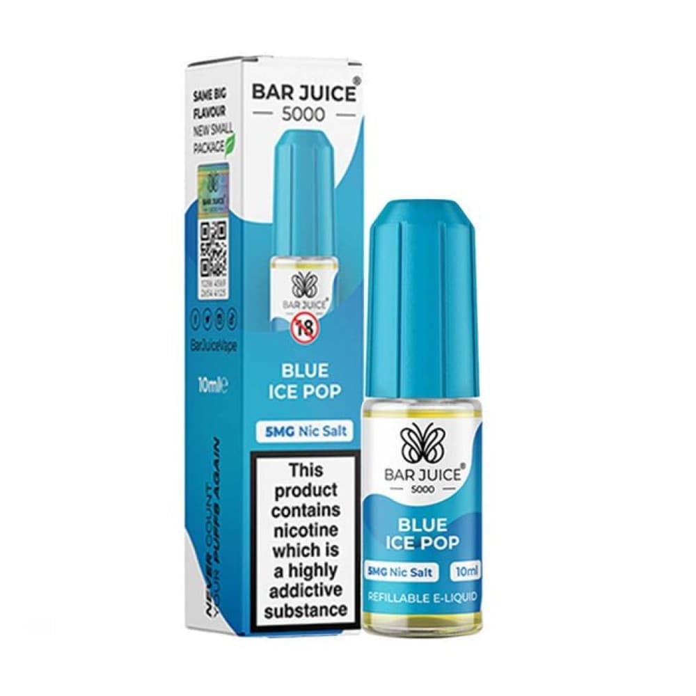 Blue Ice Pop / 10mg Bar Juice 5000 10ml Nic Salts E-liquid - Box of 10