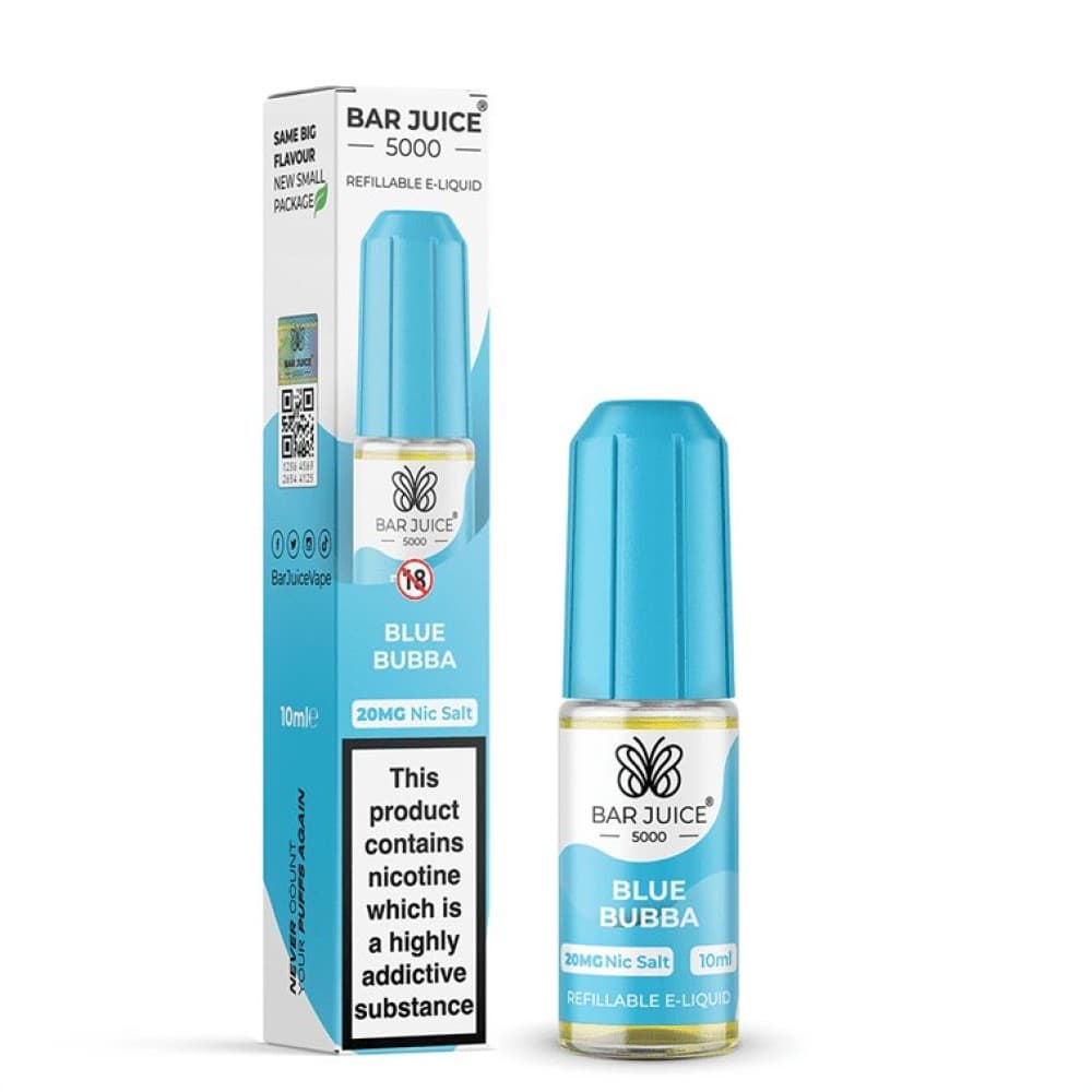 Blue Bubba / 10mg Bar Juice 5000 10ml Nic Salts E-liquid - Box of 10