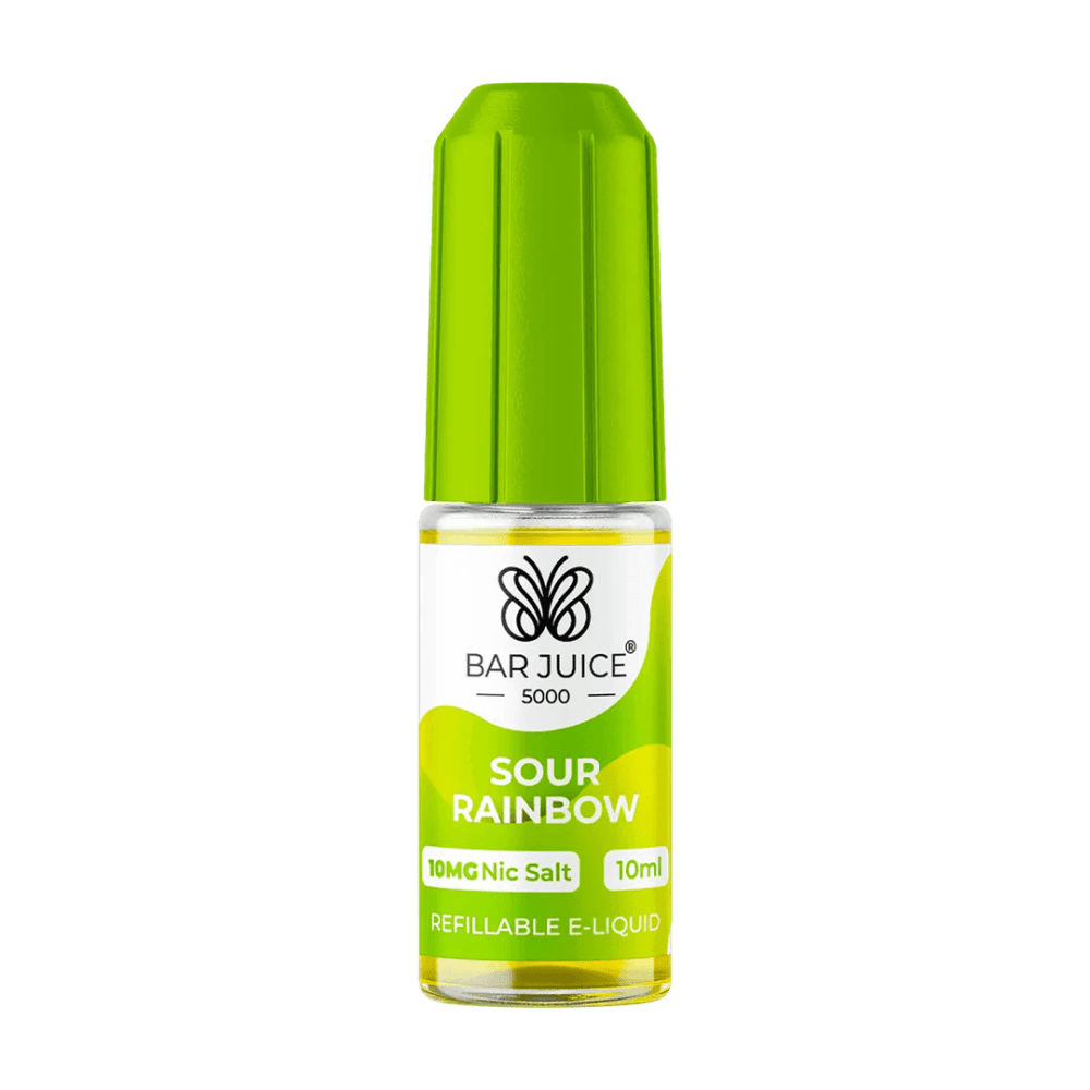 Sour Rainbow / 10mg Bar Juice 5000 10ml Nic Salts E-liquid - Box of 10