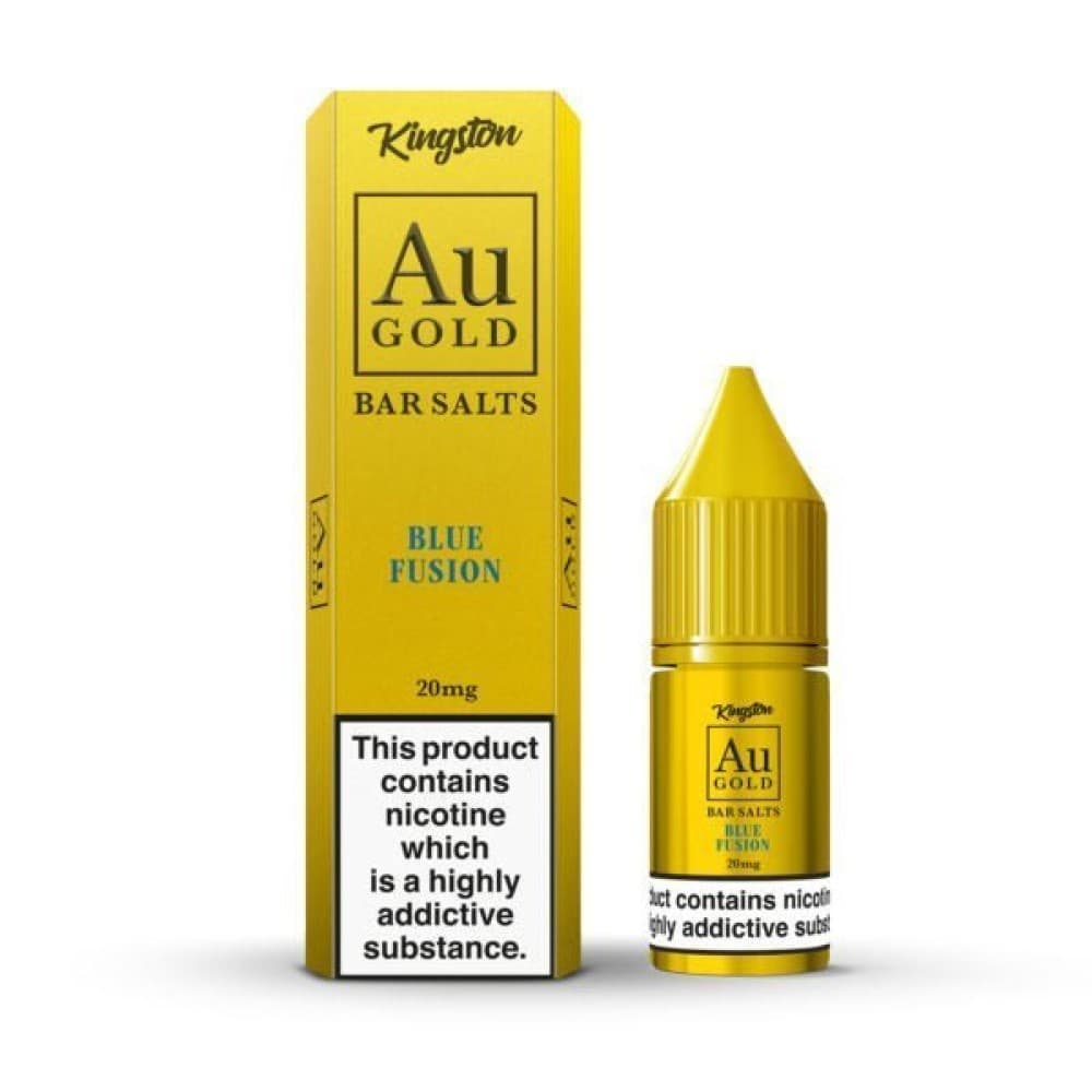 Blue Fusion / 10mg Kingston Au Gold Bar Salts 10ml E-liquids - Box of 10