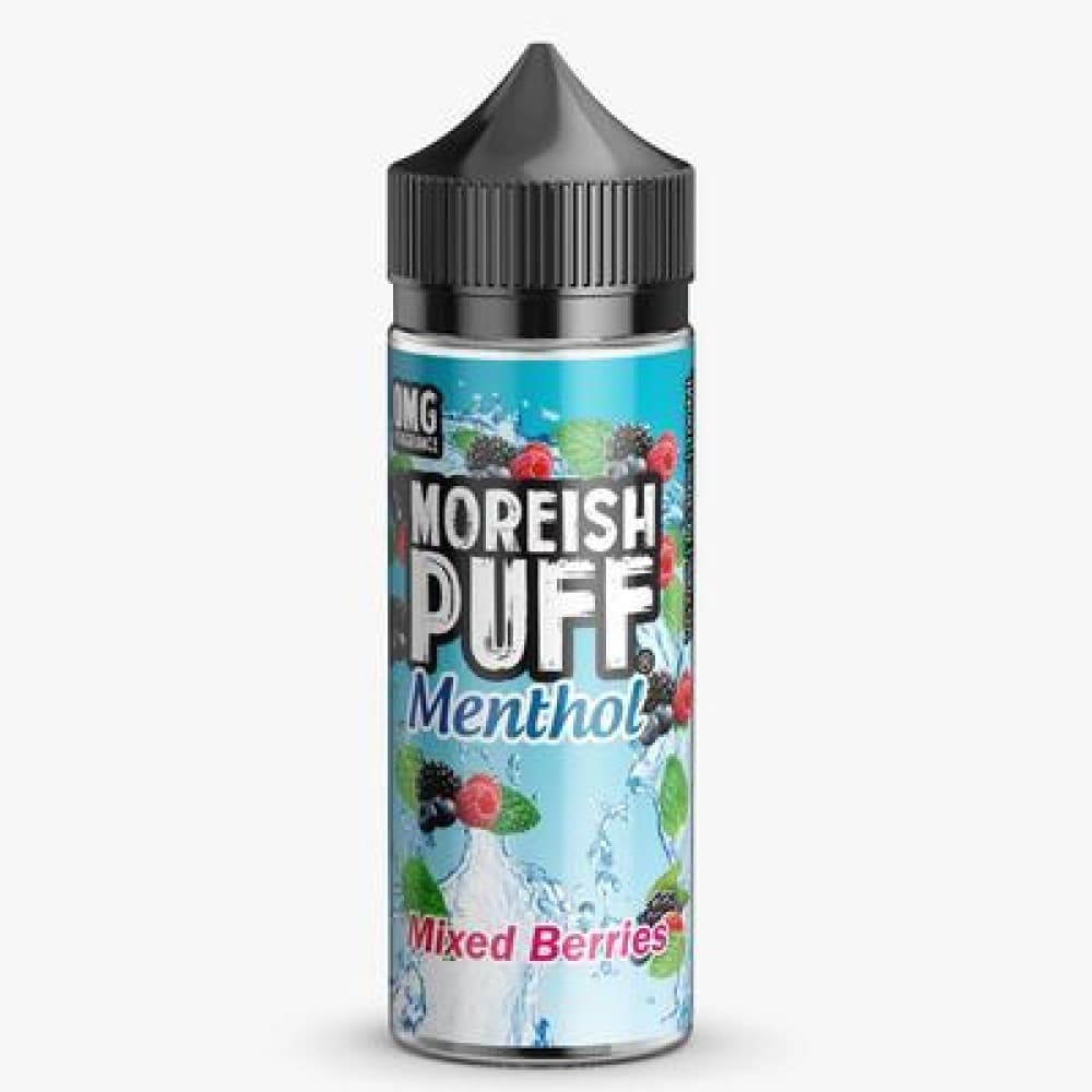 Mixed Berries Moreish Puff Menthol 100ML Shortfill
