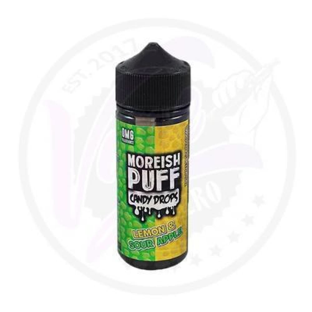 Lemon & Sour Apple Moreish Puff Candy Drops 100ML Shortfill