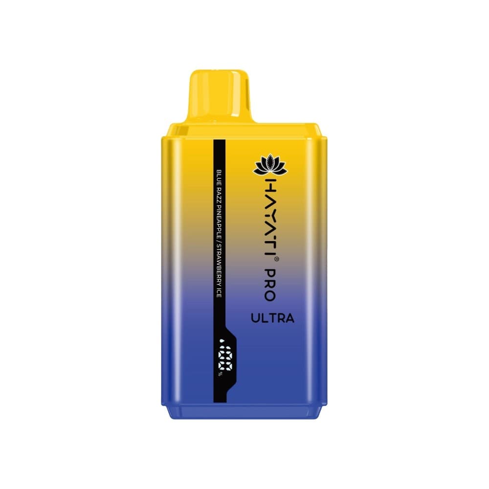 Blue Razz Pineapple/Strawberry Ice Hayati Pro Ultra 15000 Puffs Prefilled Vape Pod Kit