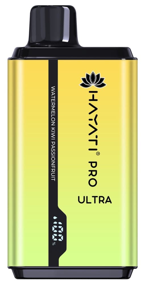 Watermelon Kiwi Passion Fruit Hayati Pro Ultra 15000 Puffs Prefilled Vape Pod Kit