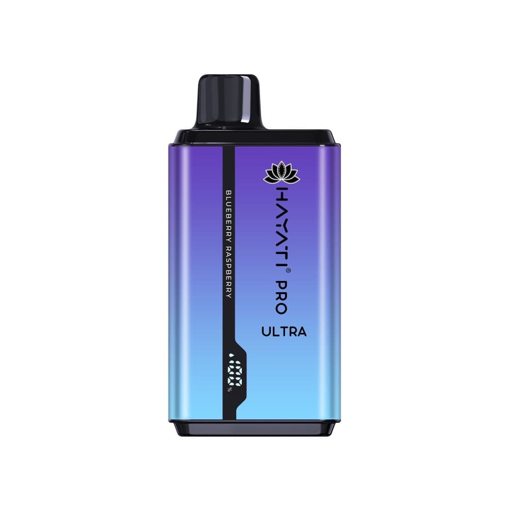 Blueberry Raspberry Hayati Pro Ultra 15000 Puffs Prefilled Vape Kit Box of 10