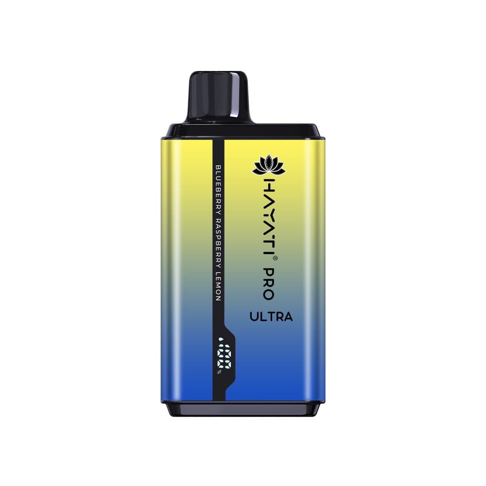 Blueberry Raspberry Lemon Hayati Pro Ultra 15000 Puffs Prefilled Vape Kit Box of 10