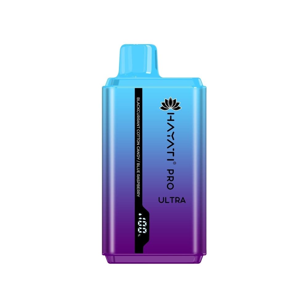 Blackcurrant Candy/Blueberry Raspberry Hayati Pro Ultra 15000 Puffs Prefilled Vape Kit Box of 10