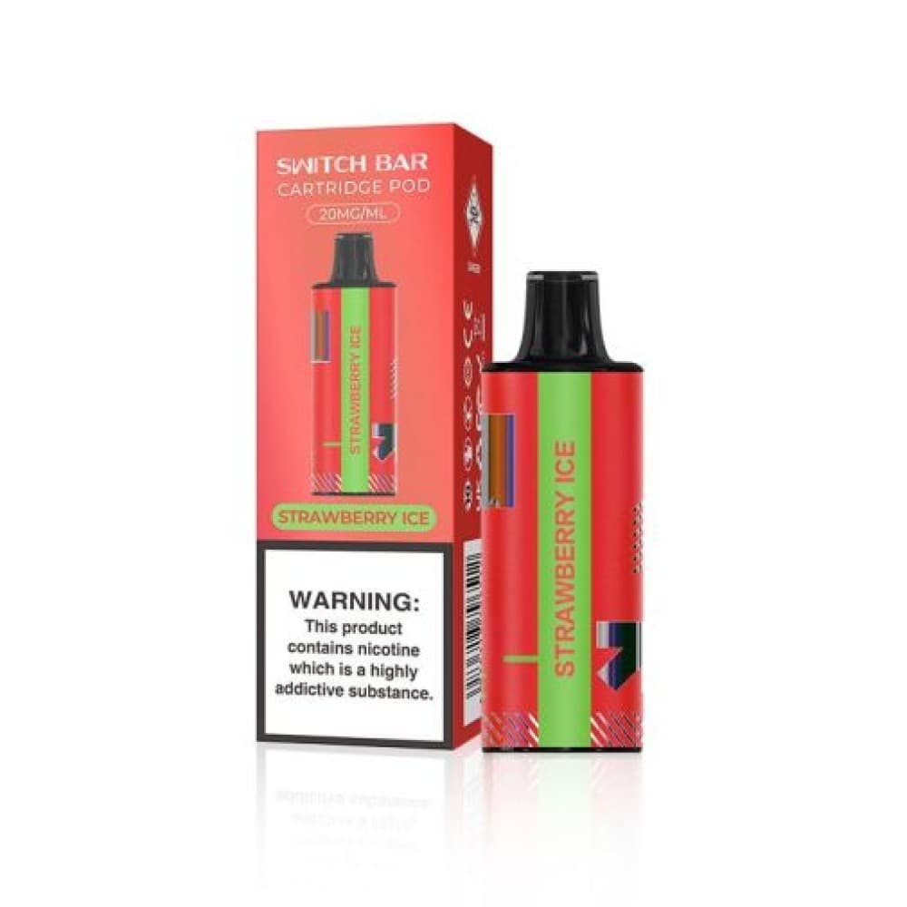 Strawberry Ice Upends Switch Bar 5500 Replacement Pods
